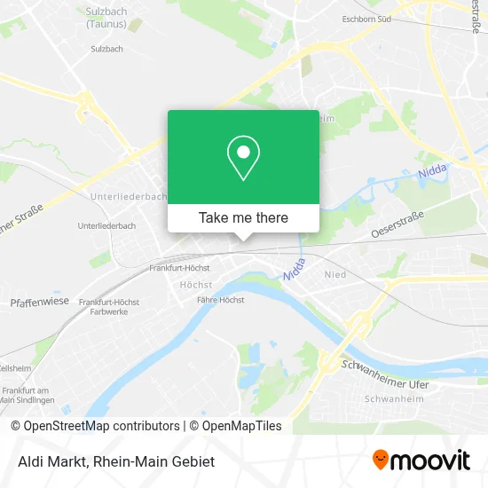 Aldi Markt map