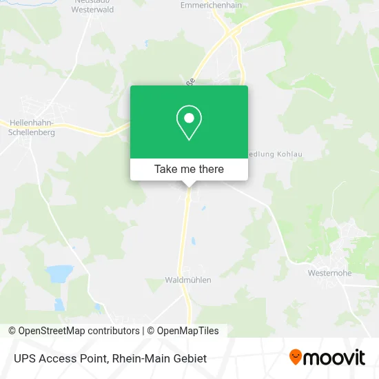 Ups Access Point map