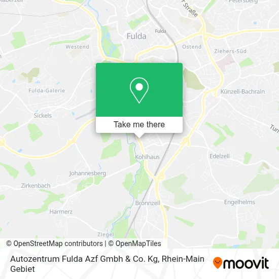 Autozentrum Fulda  Azf Gmbh & Co. Kg map