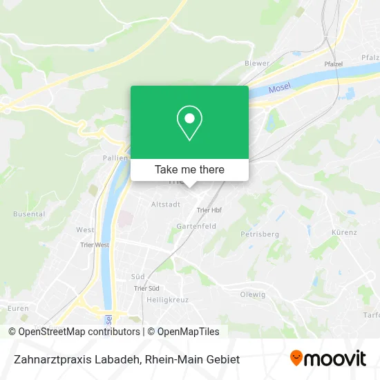 Zahnarztpraxis Labadeh map
