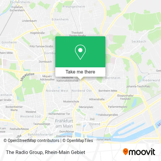 The Radio Group map