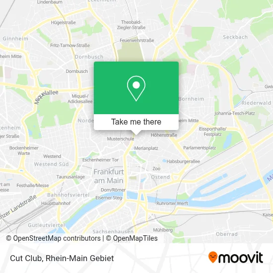 Cut Club map