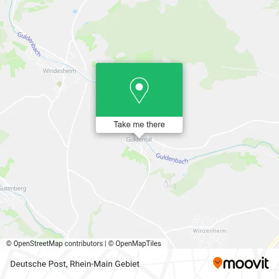 Deutsche Post map