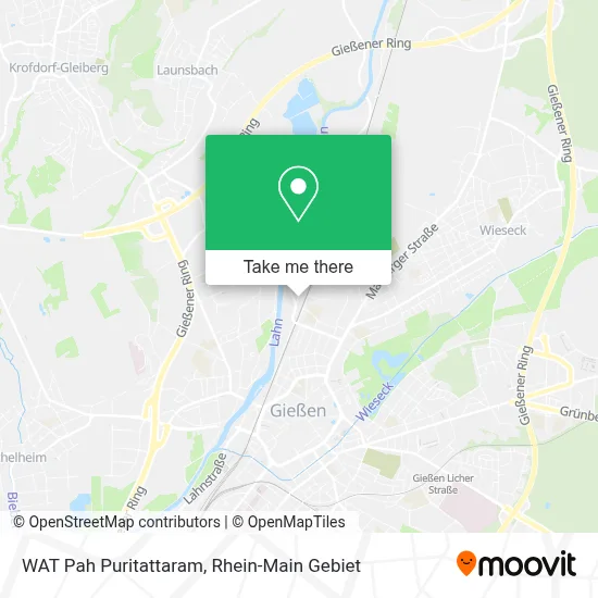 WAT Pah Puritattaram map