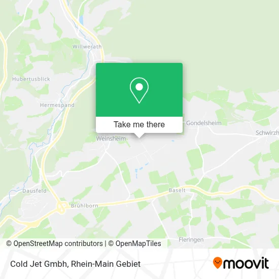 Cold Jet Gmbh map