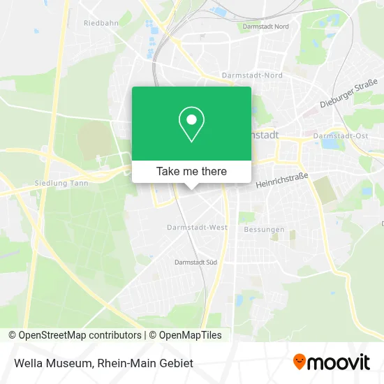 Wella Museum map