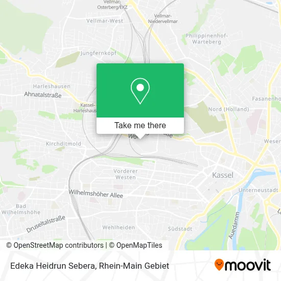 Edeka Heidrun Sebera map