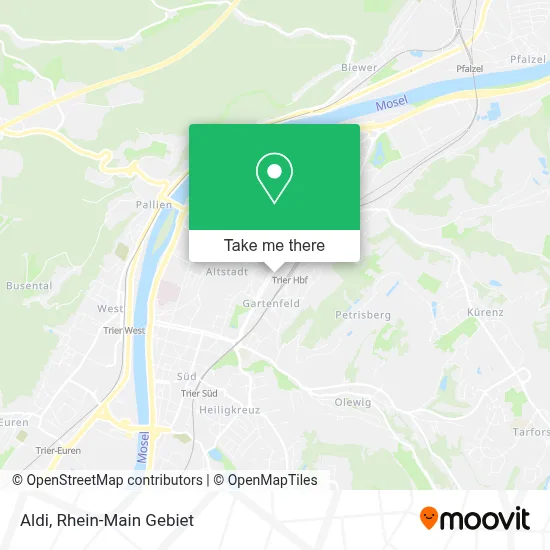 Aldi map