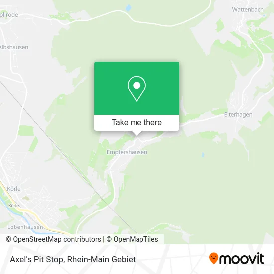 Axel's Pit Stop map