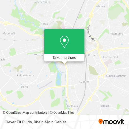 Clever Fit Fulda map