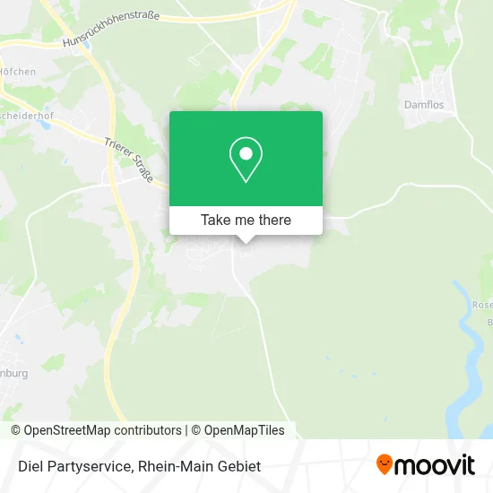 Diel Partyservice map