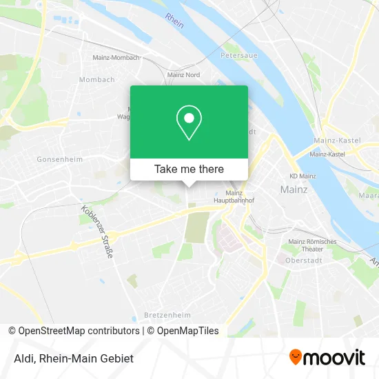 Aldi map