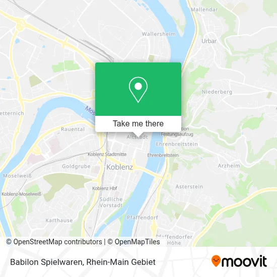 Babilon Spielwaren map