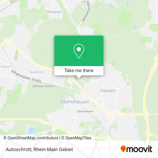 Autoschrott map