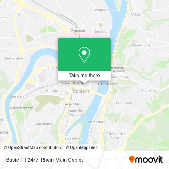 Basic-Fit 24/7 map
