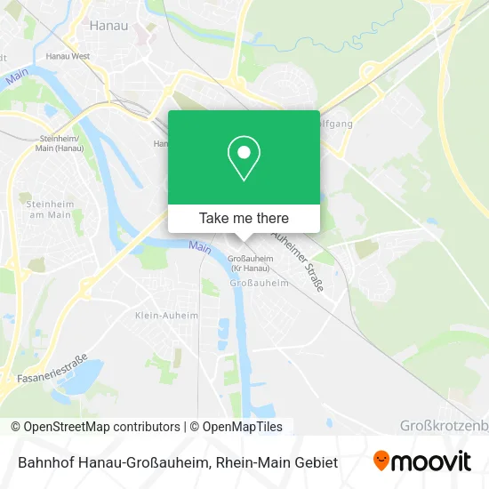 Карта Bahnhof Hanau-Großauheim