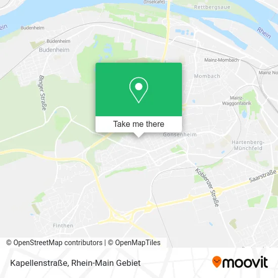 Карта Kapellenstraße
