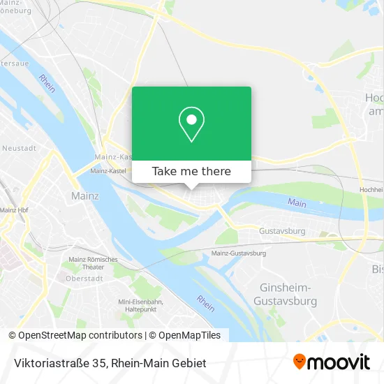 Карта Viktoriastraße 35