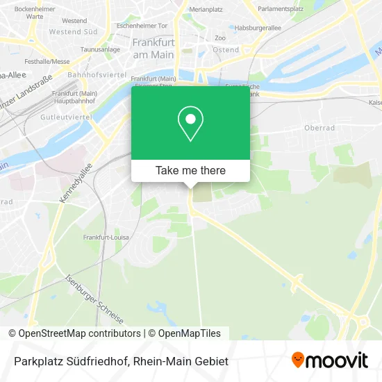 Карта Parkplatz Südfriedhof