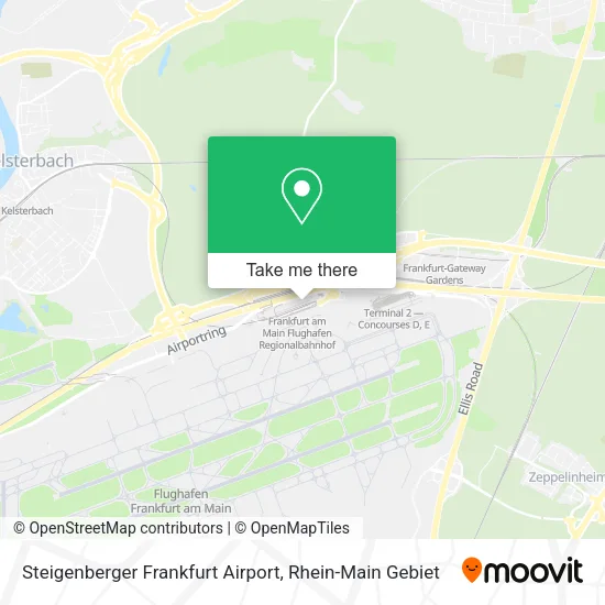 Steigenberger Frankfurt Airport map