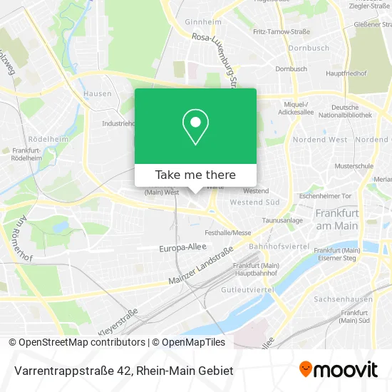 Карта Varrentrappstraße 42