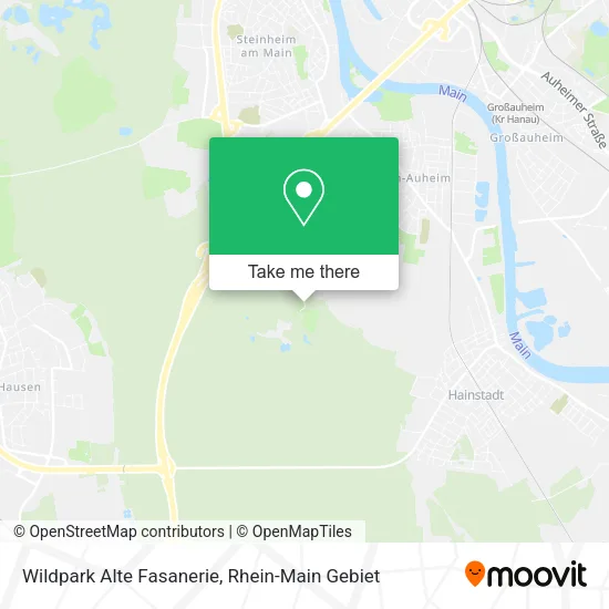 Карта Wildpark Alte Fasanerie