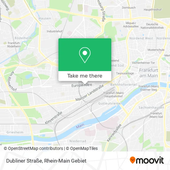 Карта Dubliner Straße