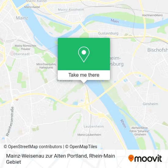 Карта Mainz-Weisenau zur Alten Portland