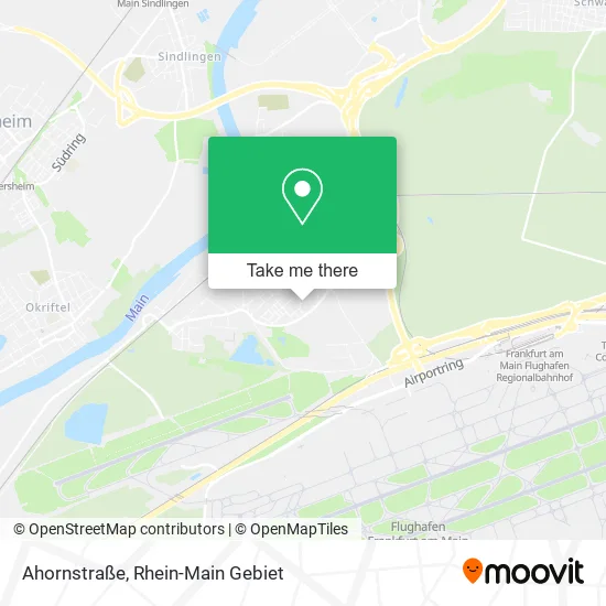 Карта Ahornstraße
