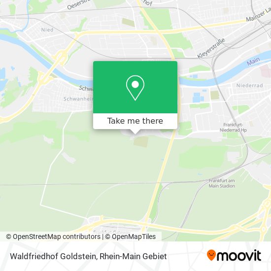 Карта Waldfriedhof Goldstein