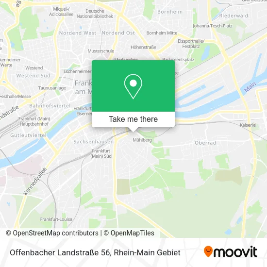 Карта Offenbacher Landstraße 56