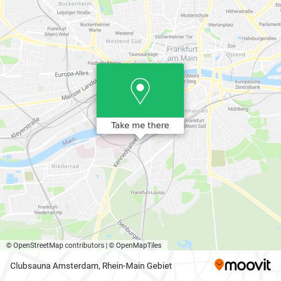 Clubsauna Amsterdam map