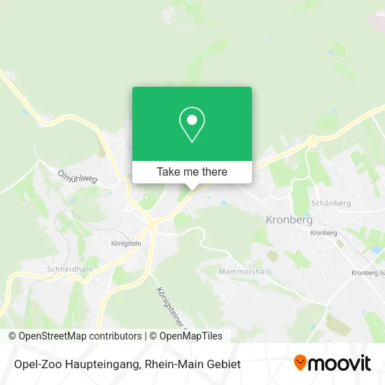 Карта Opel-Zoo Haupteingang