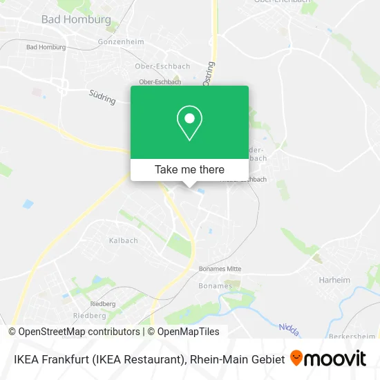 Карта IKEA Frankfurt (IKEA Restaurant)