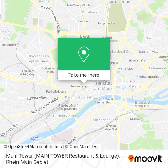 Карта Main Tower (MAIN TOWER Restaurant & Lounge)