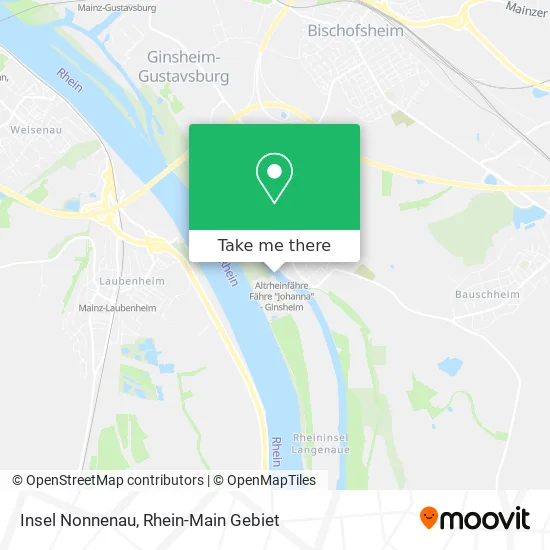 Insel Nonnenau map