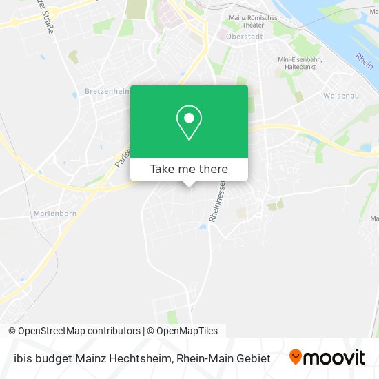 ibis budget Mainz Hechtsheim map