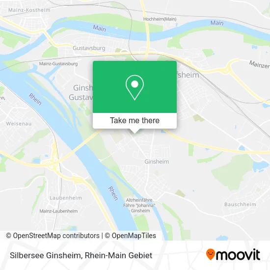 Карта Silbersee Ginsheim
