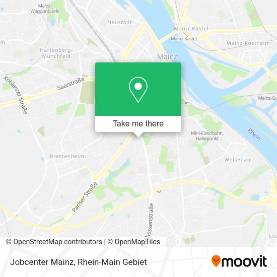 Карта Jobcenter Mainz