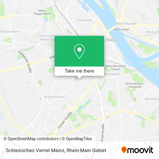 Карта Schlesisches Viertel Mainz