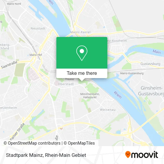 Карта Stadtpark Mainz