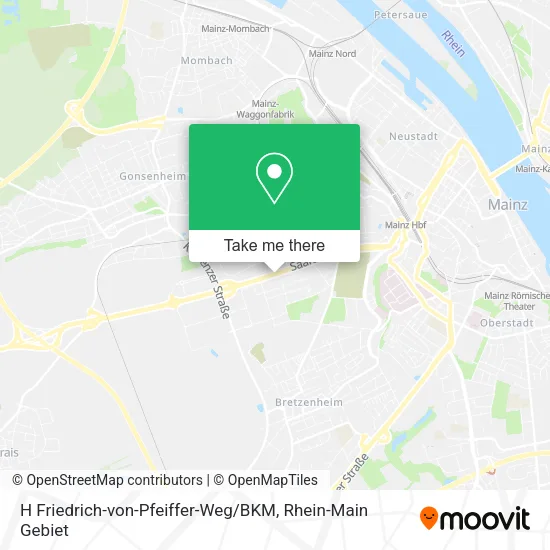 H Friedrich-von-Pfeiffer-Weg / BKM map