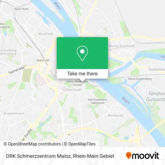 Карта DRK Schmerzzentrum Mainz
