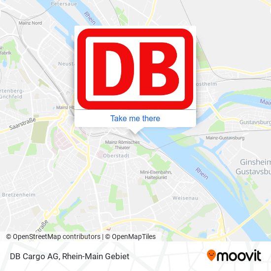 DB Cargo AG map