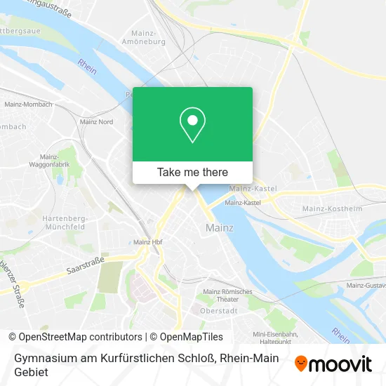 Карта Gymnasium am Kurfürstlichen Schloß