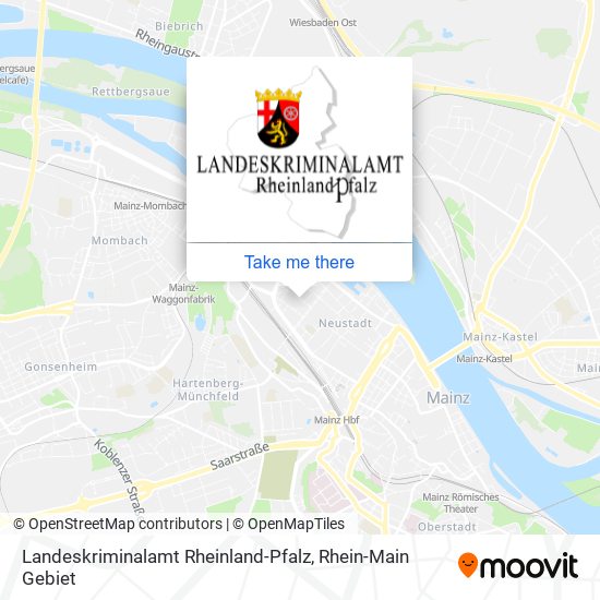 Карта Landeskriminalamt Rheinland-Pfalz