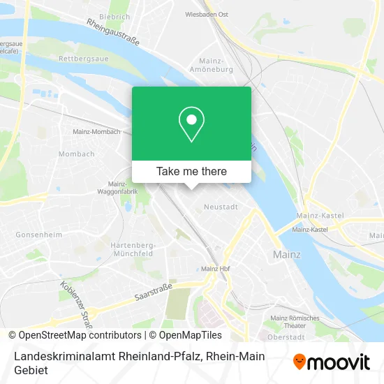 Карта Landeskriminalamt Rheinland-Pfalz