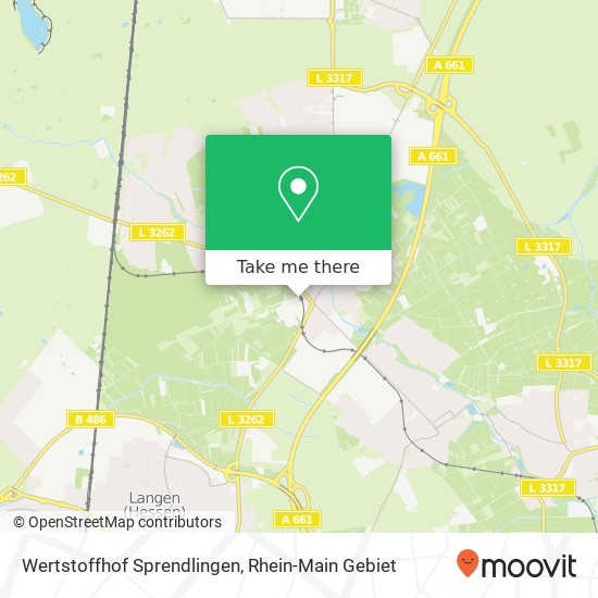 Wertstoffhof Sprendlingen map