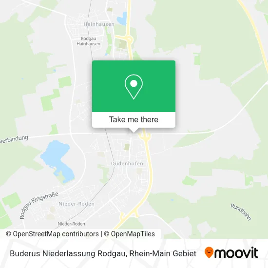 Карта Buderus Niederlassung Rodgau