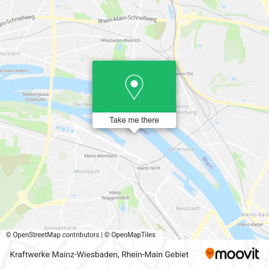 Карта Kraftwerke Mainz-Wiesbaden
